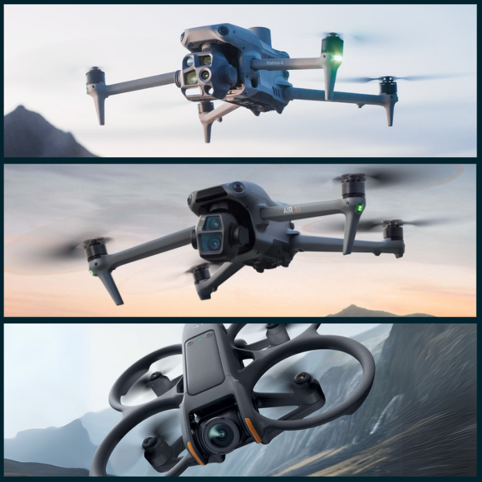 Notre flotte de drones